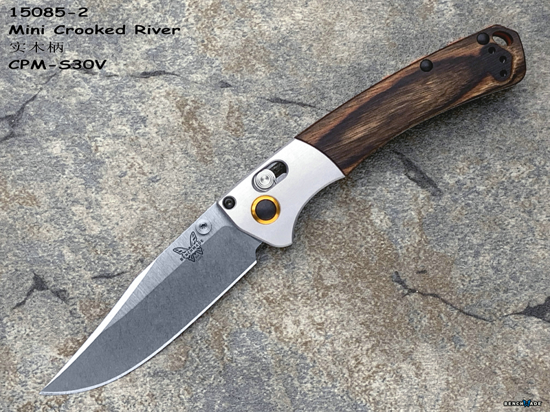 Benchmade 15085-2 Mini Crooked RiverʵľS30Vв۵ֻ